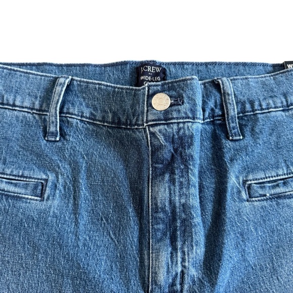 J. Crew women’s Tall wide leg crop jean w/ welt pockets 31T size 31 NWT #705 - Picture 4 of 12